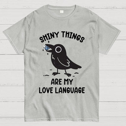 Crow Love Shiny Geek T-Shirt
