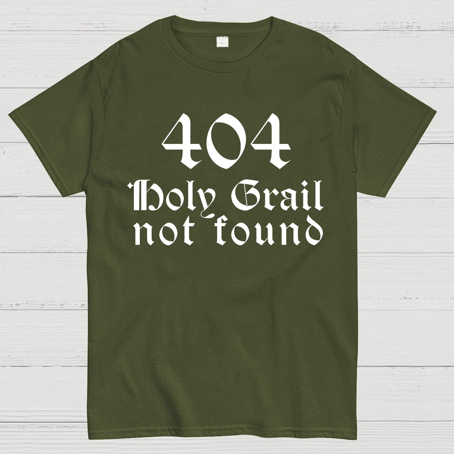 Holy Grail Not Found Geek T-Shirt