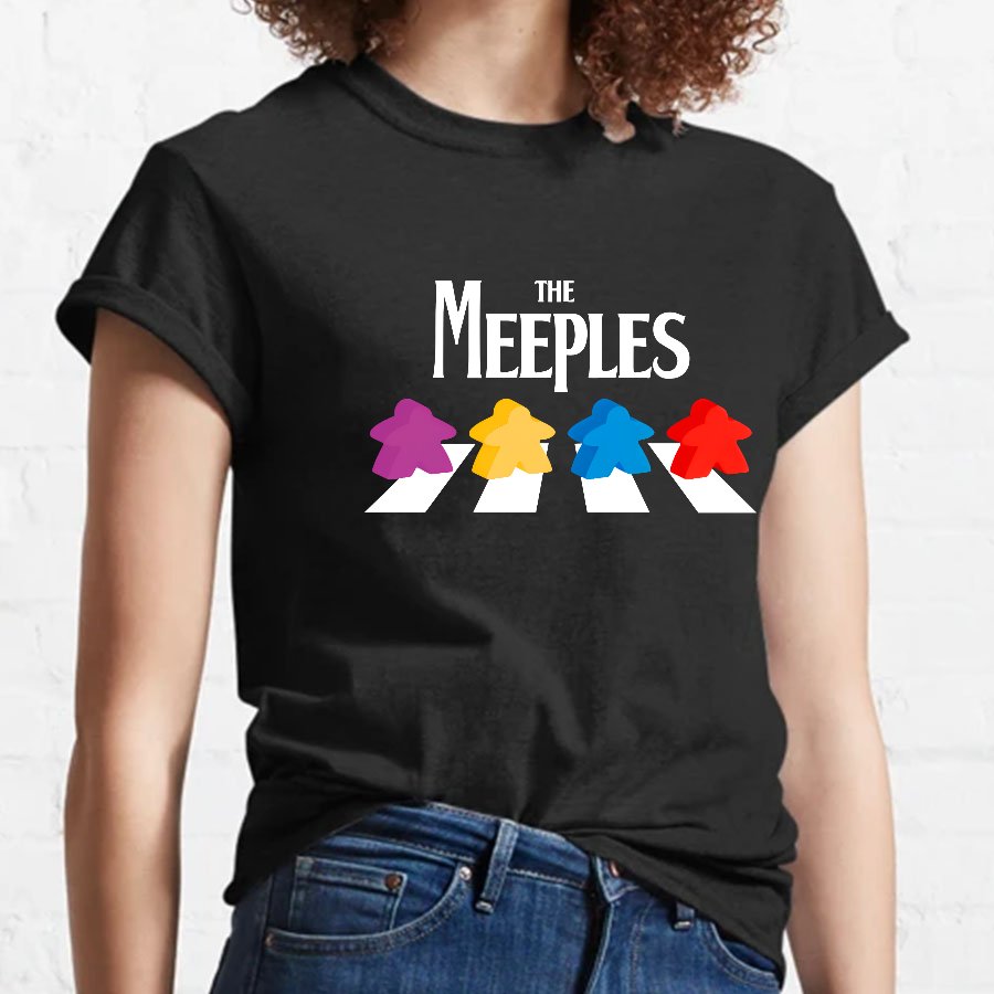Board Gamer The Meeples Geeky T-Shirt