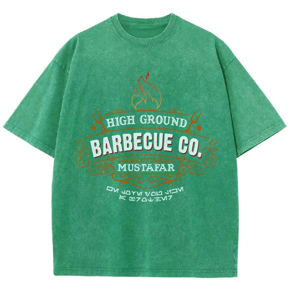 High Ground BBQ Vintage Distressed T-shirt