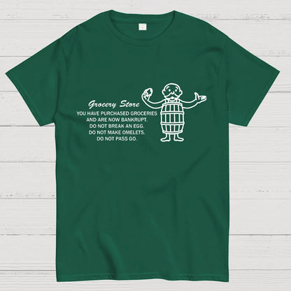 Chance on Eggs Pass Go Geek T-Shirt