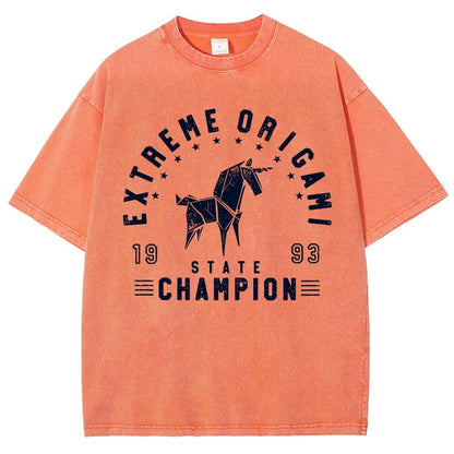 Extreme Origami Champ Vintage Distressed T-shirt