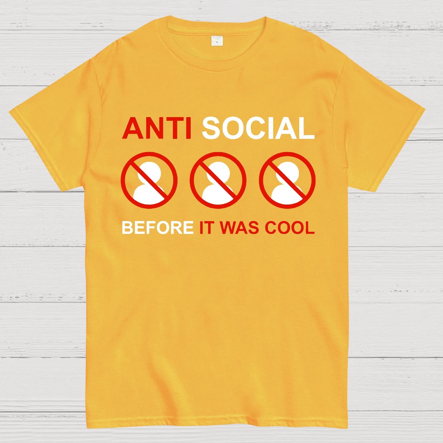 Anti-Social Before It Was Cool Geek T-Shirt