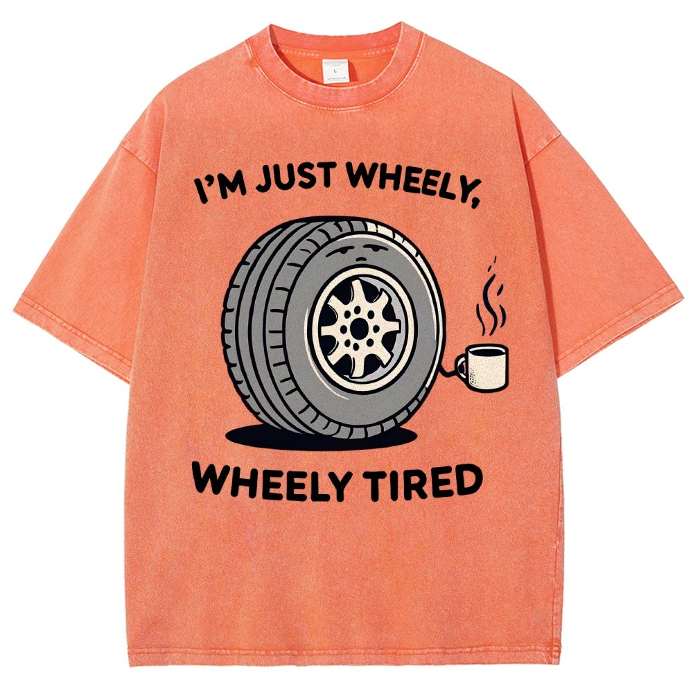 Wheely, Wheely Tired Vintage Distressed T-shirt