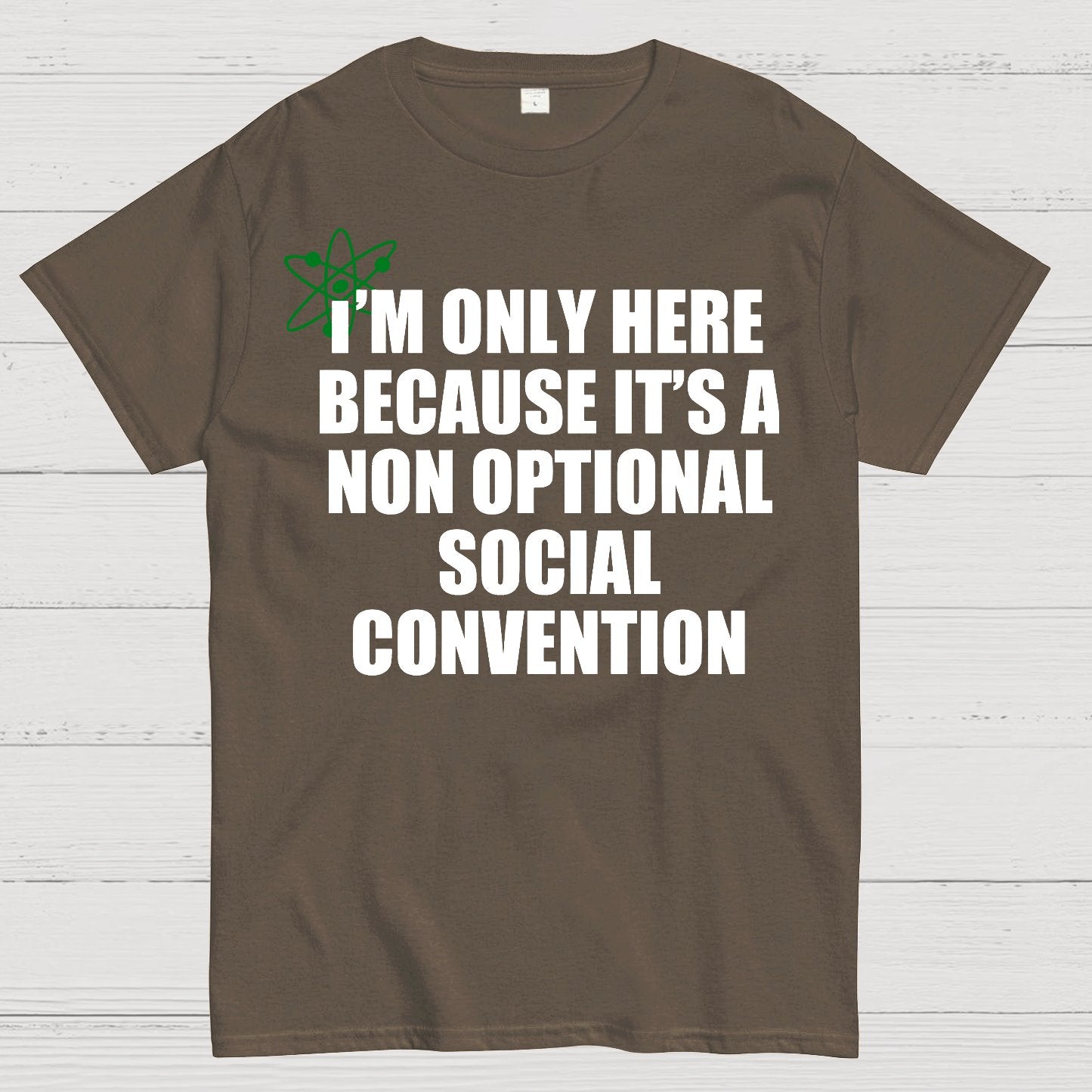 Non Optional Social Convention Geek T-Shirt