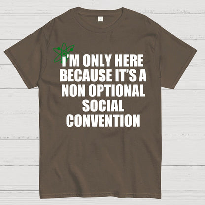 Non Optional Social Convention Geek T-Shirt