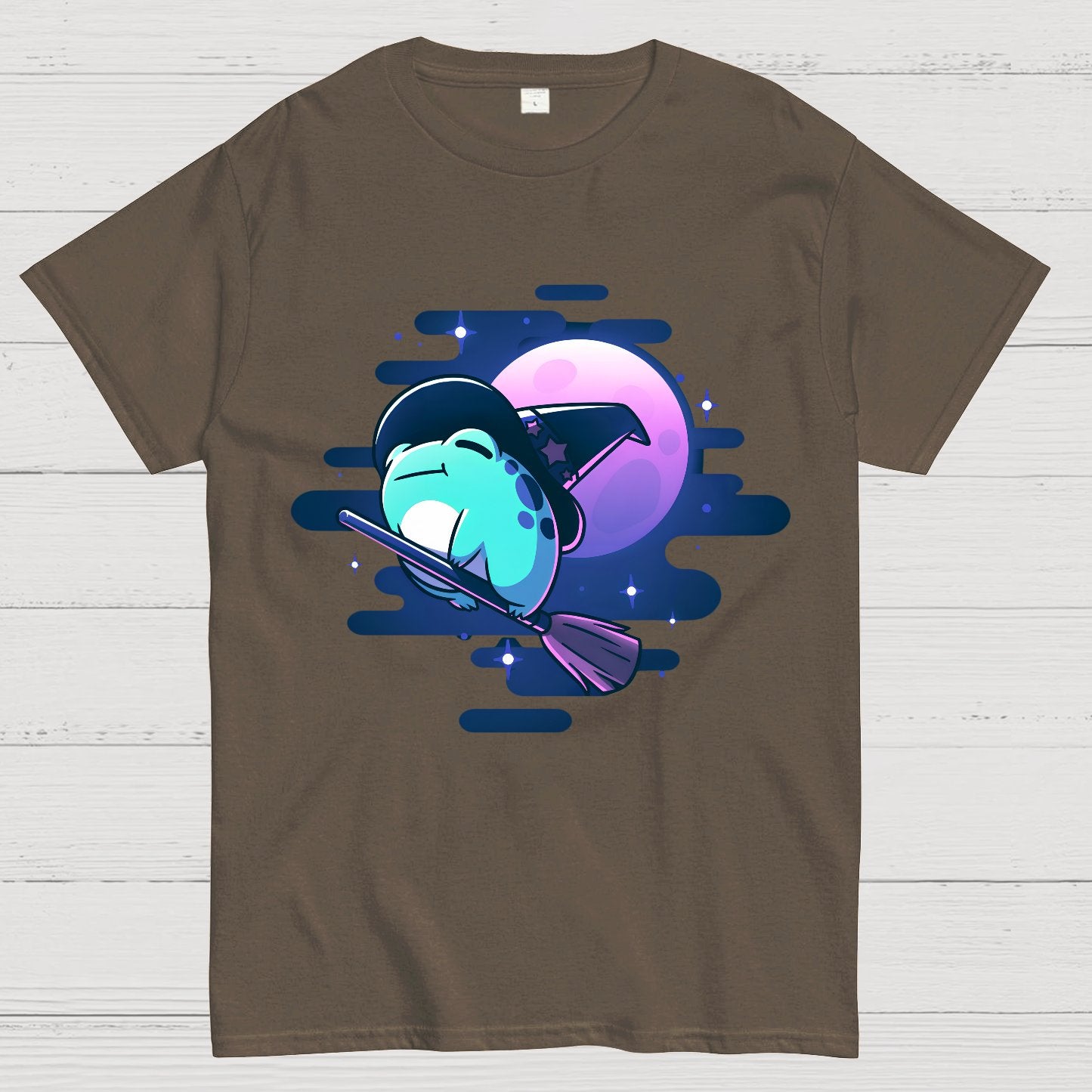 Halloween Frog Witch Geek T-Shirt