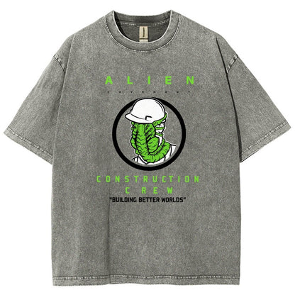 Mystery Construction Company Vintage Distressed T-shirt