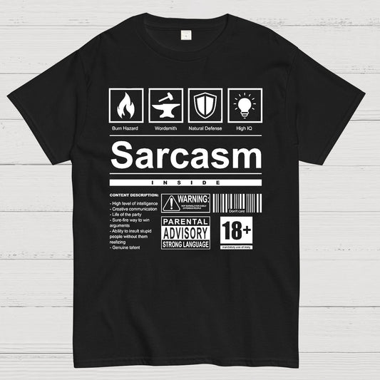 Sarcasm Label Geek T-Shirt
