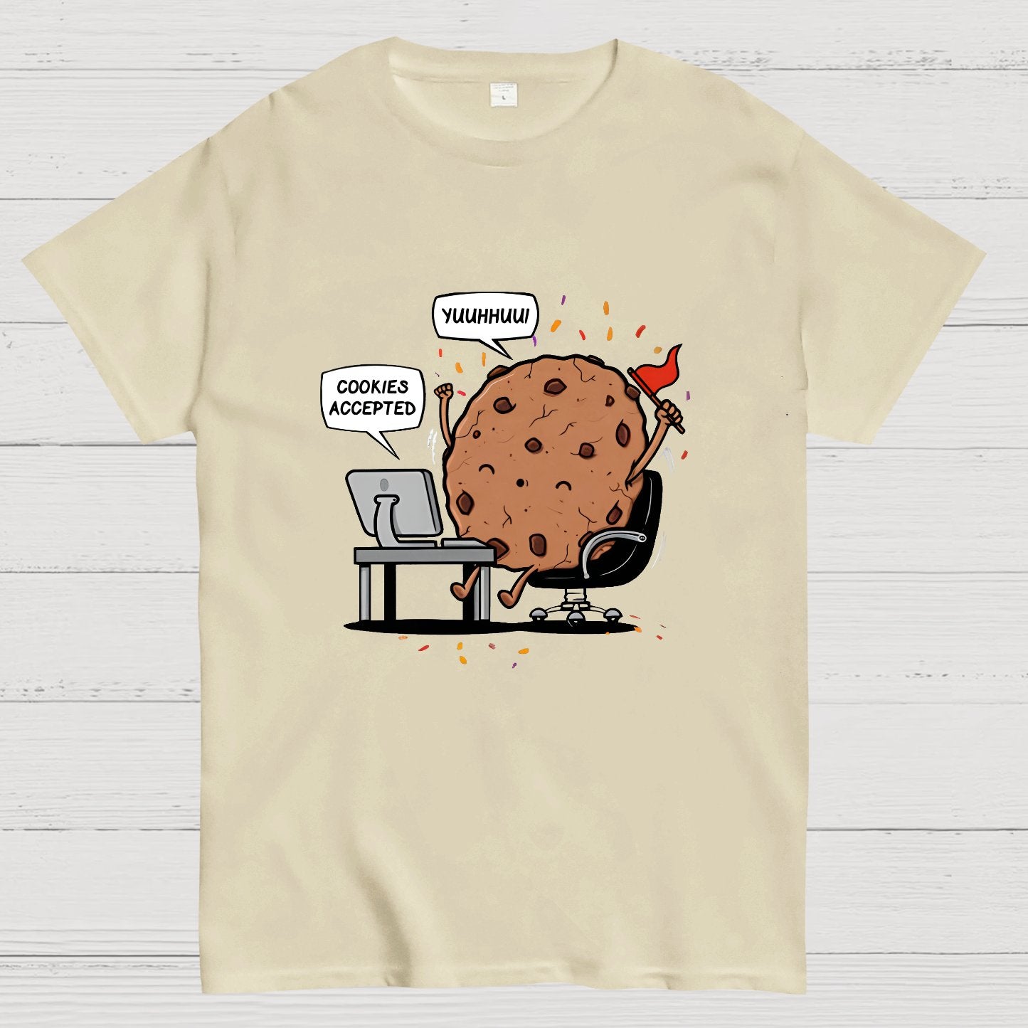Cookies Accepted Nerdy T-Shirt