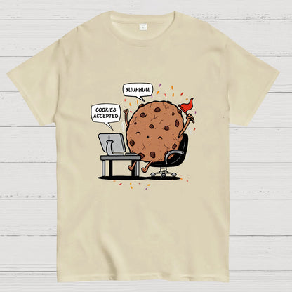 Cookies Accepted Nerdy T-Shirt