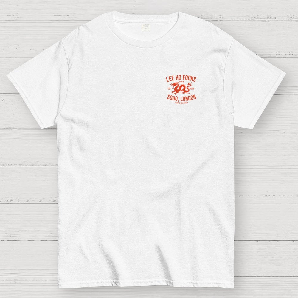 Lee Ho Fooks Vintage Resto Front And Back Printing Geek T-Shirt