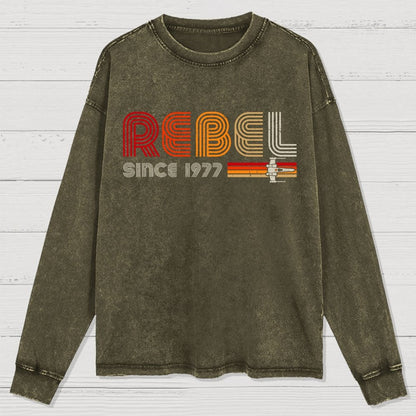 Maverick since 1977 Washed Long Sleeve Tee