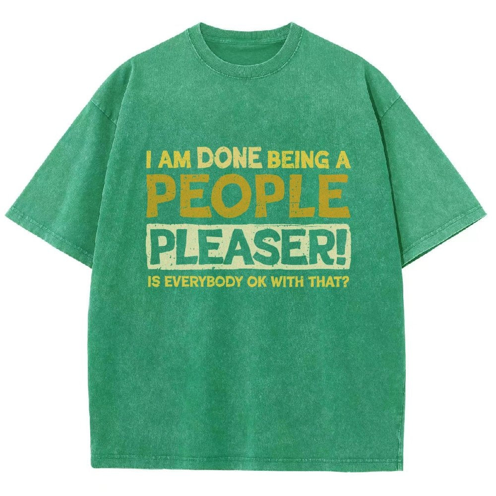 Still A People Pleaser Vintage Distressed T-shirt
