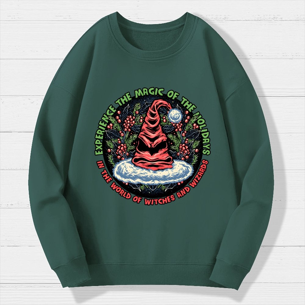 Magic of the Holidays Geek Cotton Sweatshirt