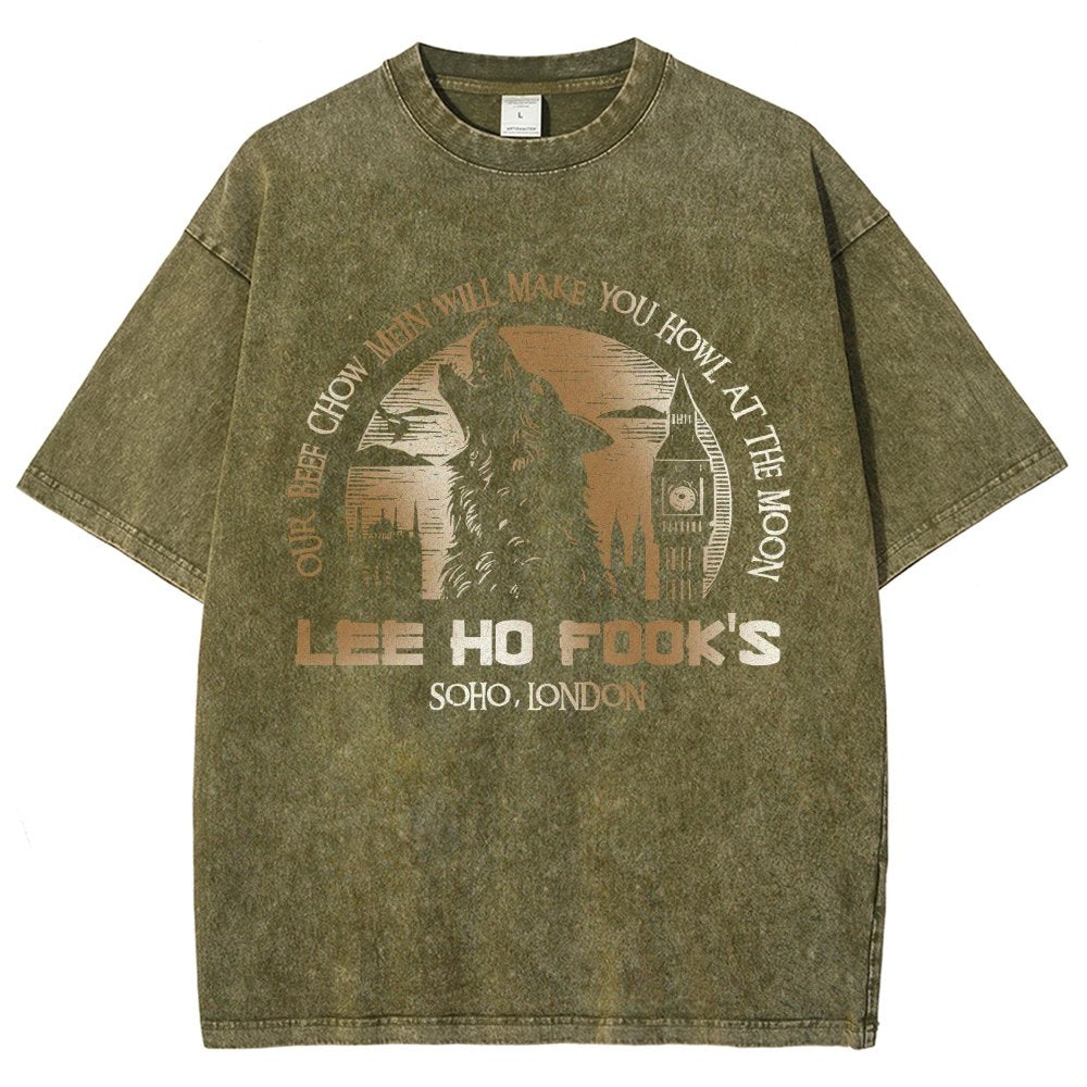 Werewolves of London - Howl at the Moon Vintage Distressed T-shirt