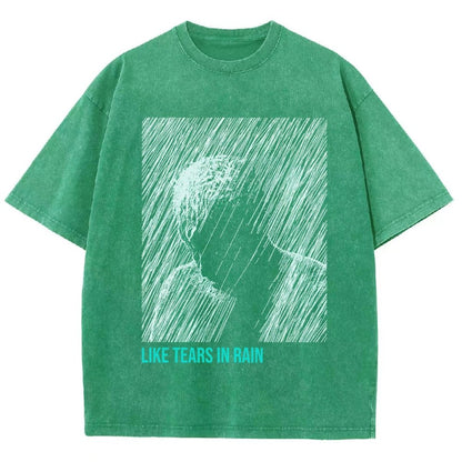 Like Tears In Rain Vintage Distressed T-shirt