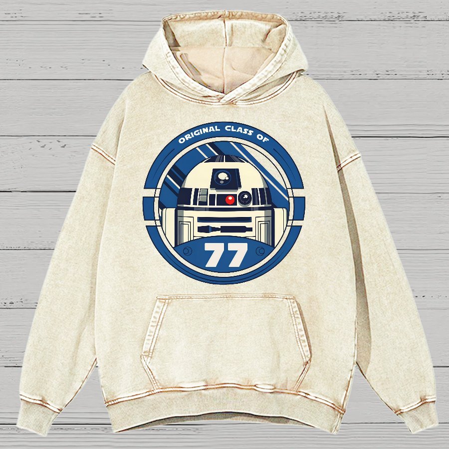 Original Class Of 77 Vintage Distressed Hoodie