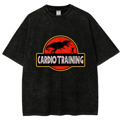 Cardio Training Vintage Distressed T-shirt