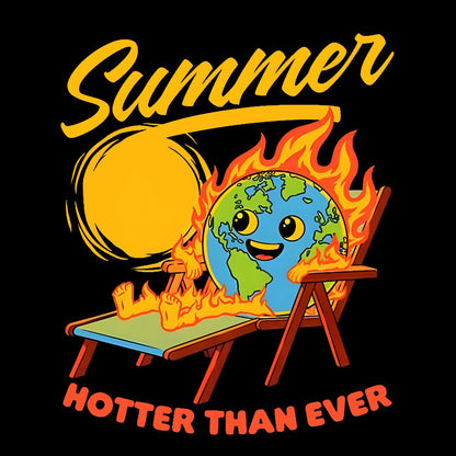 Summer Burn Earth Geek T-Shirt
