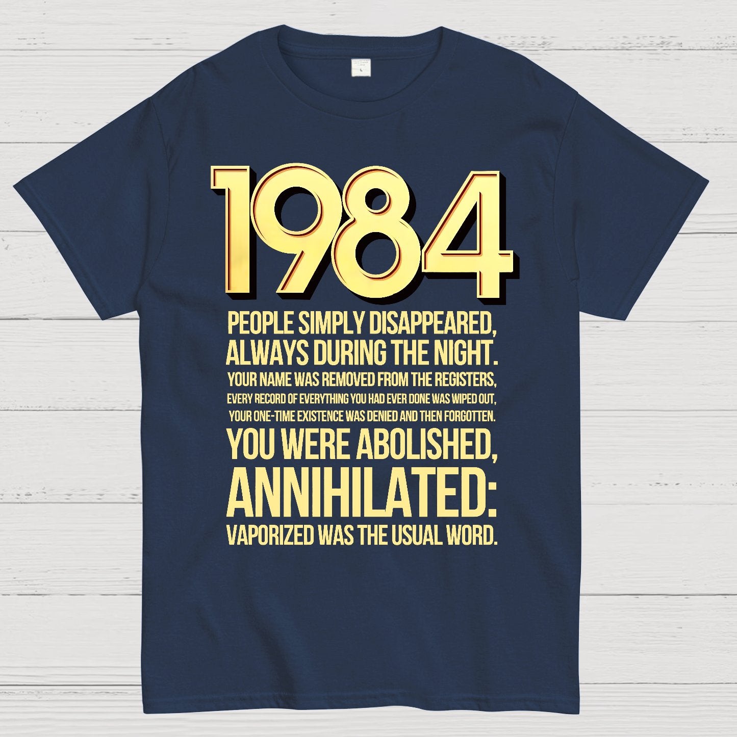 1984-Evaporation-Satire Geek T-Shirt