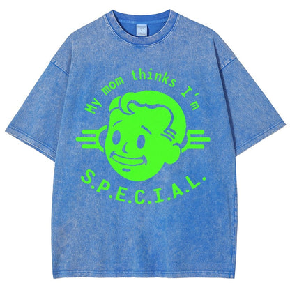 My Mom Thinks I'm S.U.P.E.R. Vintage Distressed T-shirt