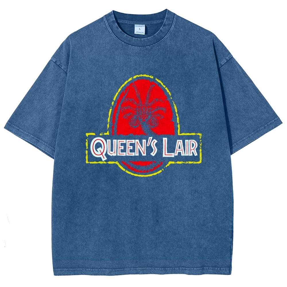 Queen's Lair Vintage Distressed T-shirt