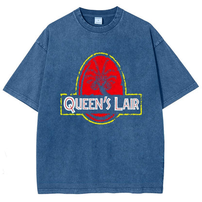 Queen's Lair Vintage Distressed T-shirt