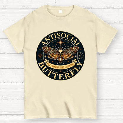 Antisocial Butterfly  Geek T-Shirt