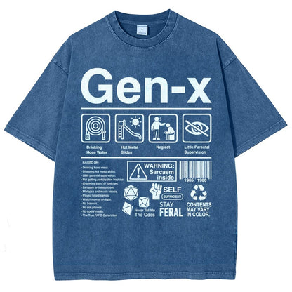 Gen X Label Vintage Distressed T-shirt