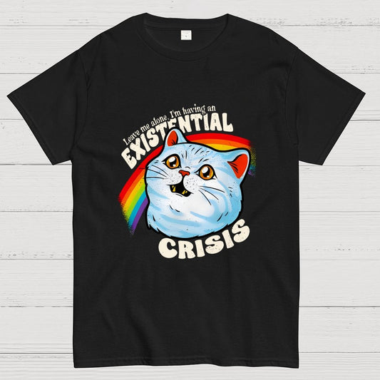 Existential Crisis Cat Geek T-Shirt