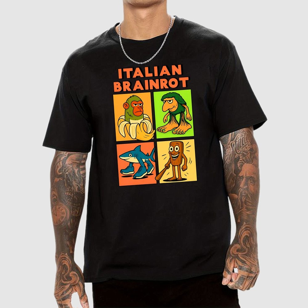 Italian Brainrot Meme Geek T-Shirt
