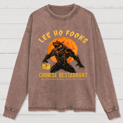Lee Ho Fooks Washed Long Sleeve Tee