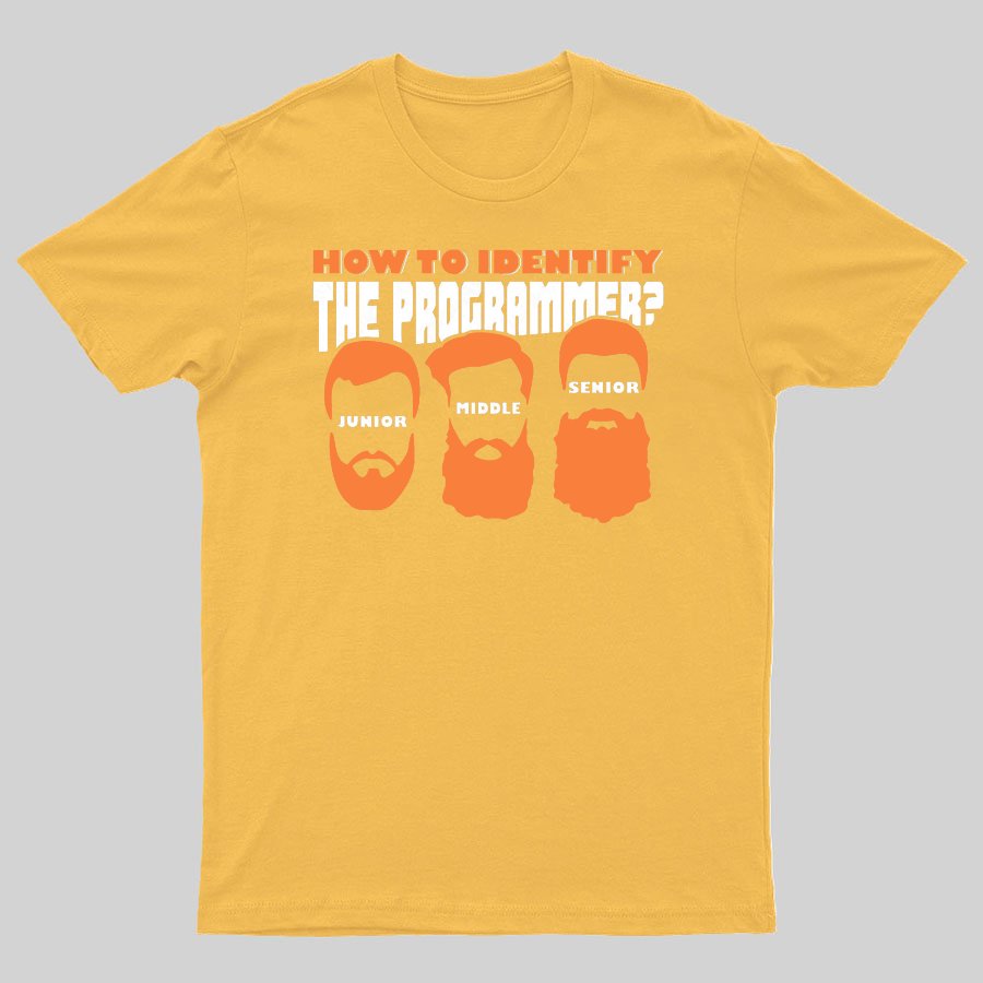 How To Identify The Programmer Funny Programmer Geeky T-Shirt