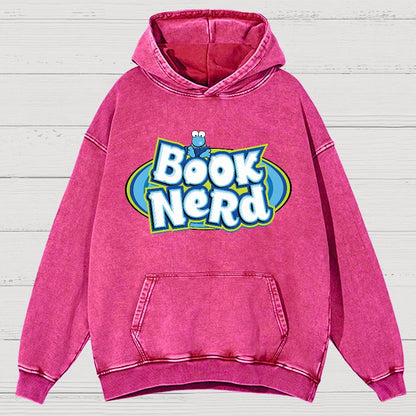 Book Nerd Vintage Distressed Hoodie