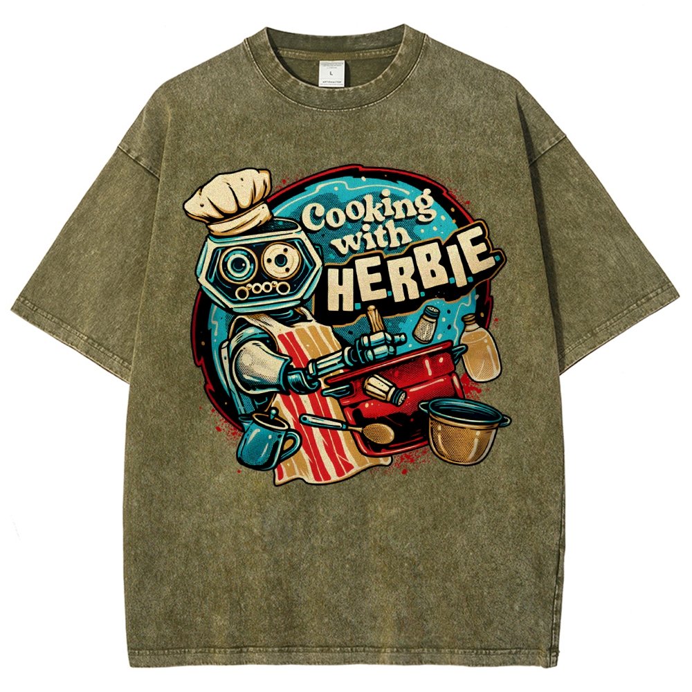 Cooking With Buddy Vintage Distressed T-shirt