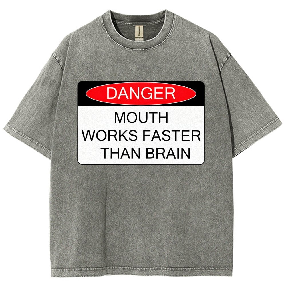 Danger Vintage Distressed T-shirt
