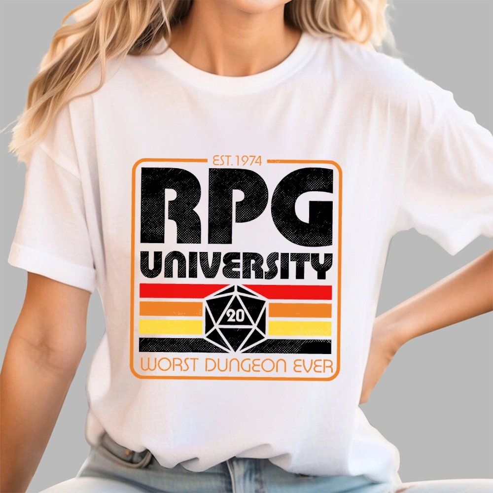RPG University Vintage Geek T-Shirt