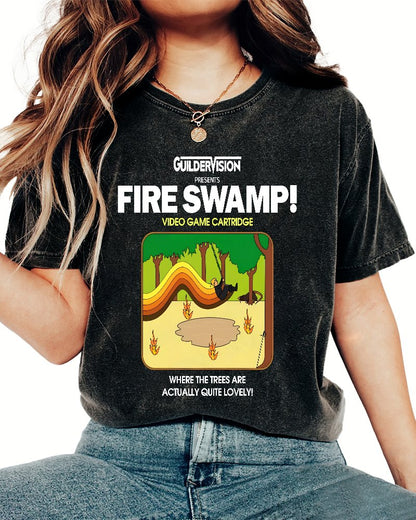 Retro Blazing Marsh Vintage Distressed T-shirt