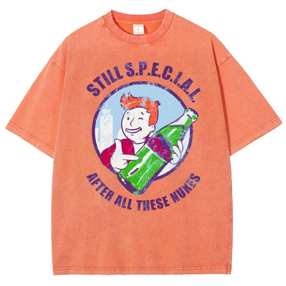 Still Super Special after all these nukes Vintage Distressed T-shirt