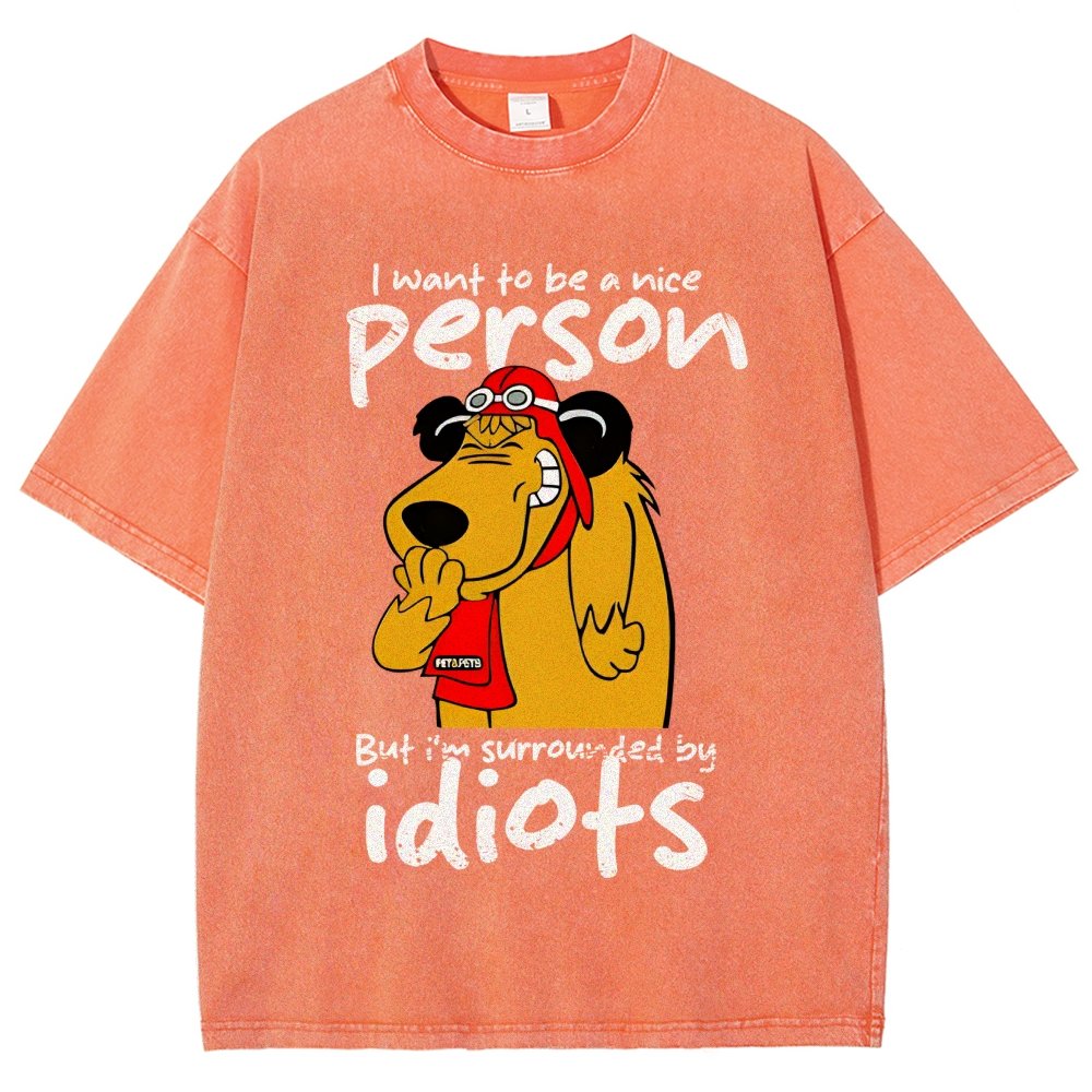 Sourronded by idiots Vintage Distressed T-shirt
