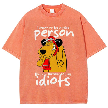 Sourronded by idiots Vintage Distressed T-shirt