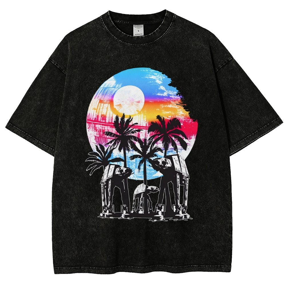 Summer Assault Vintage Distressed T-shirt