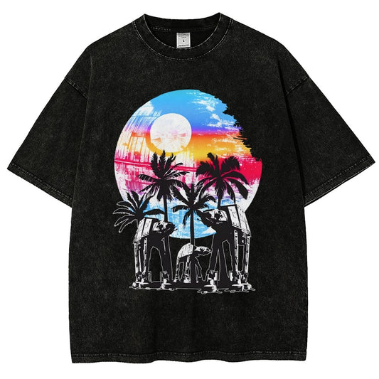 Summer Assault Vintage Distressed T-shirt