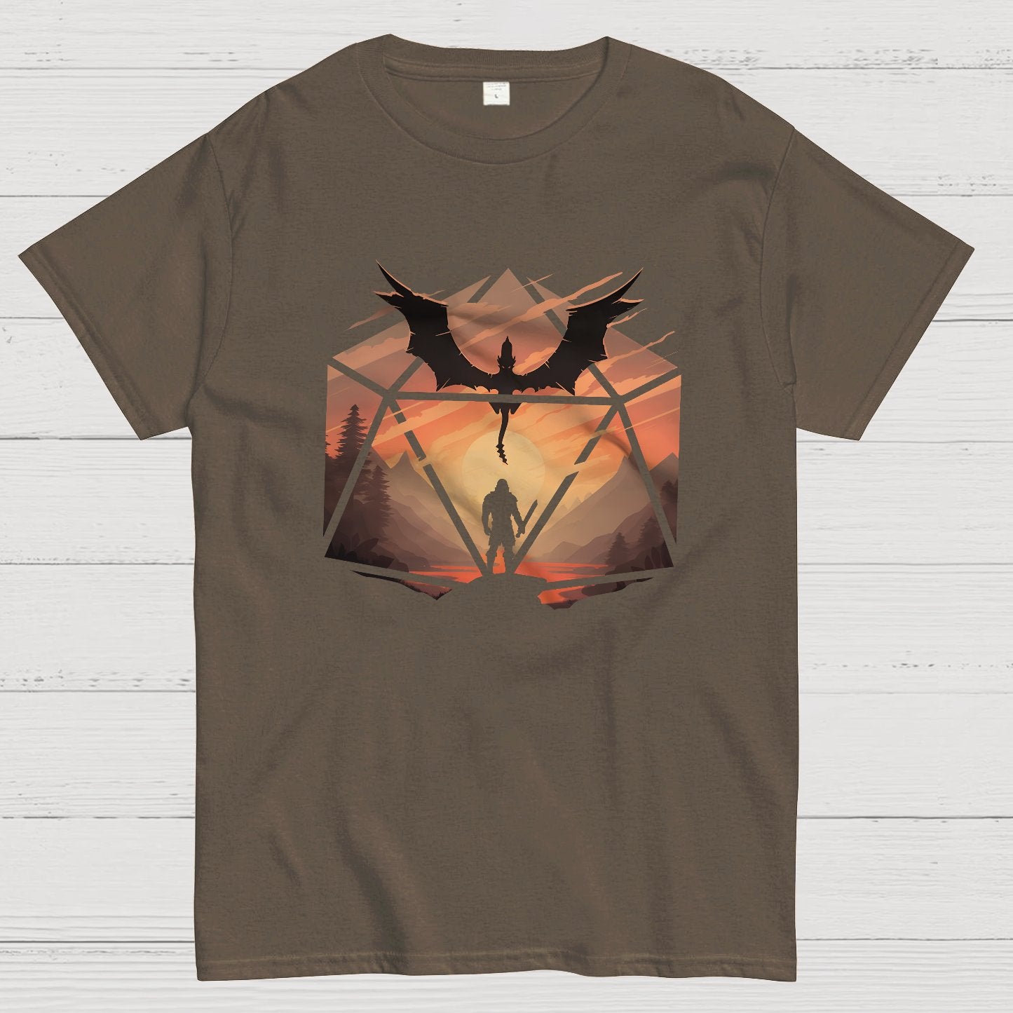 Staredown d20 Geeky T-Shirt