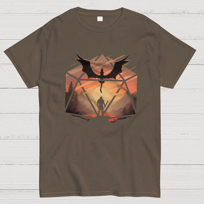 Staredown d20 Geeky T-Shirt