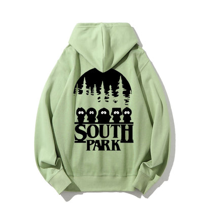 Stranger Park Inspired Art Printed Back Unisex Cotton Hoodie