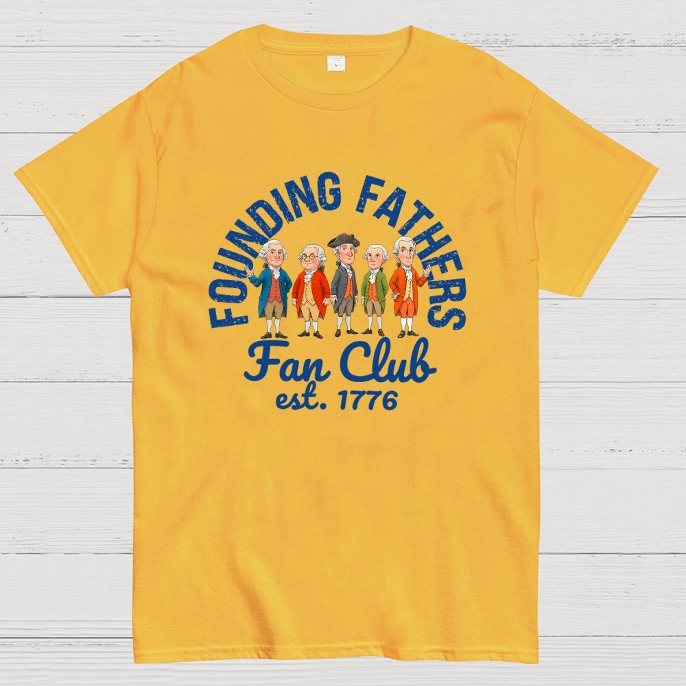 American Founding Fathers Fan Club Geek T-Shirt