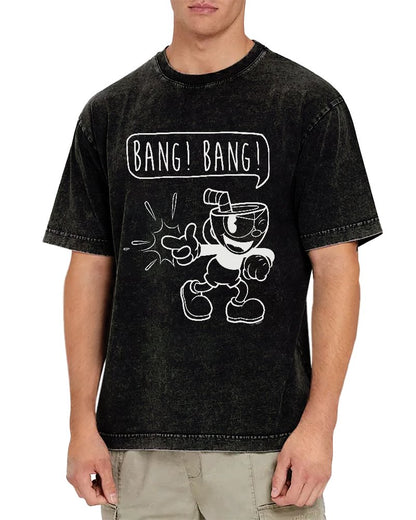 Bang! Bang! Vintage Distressed T-shirt