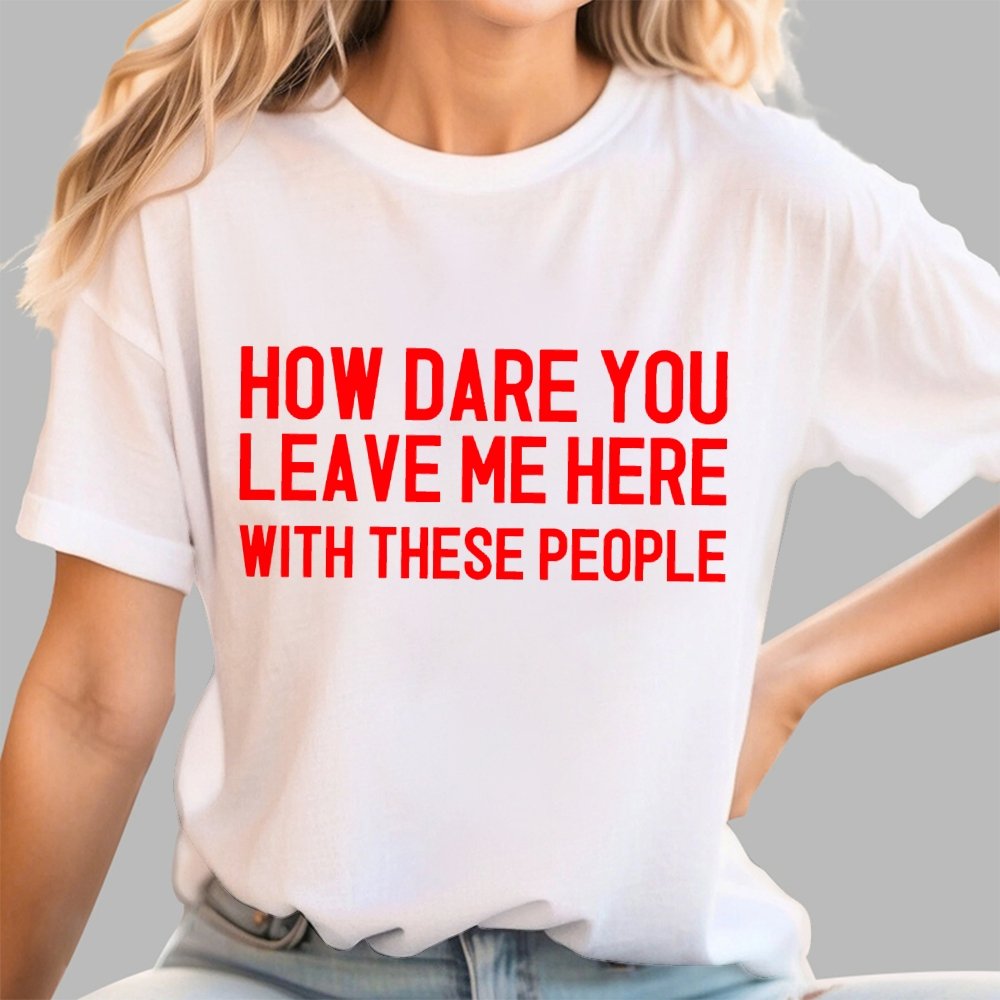 Left With These People Geek T-Shirt